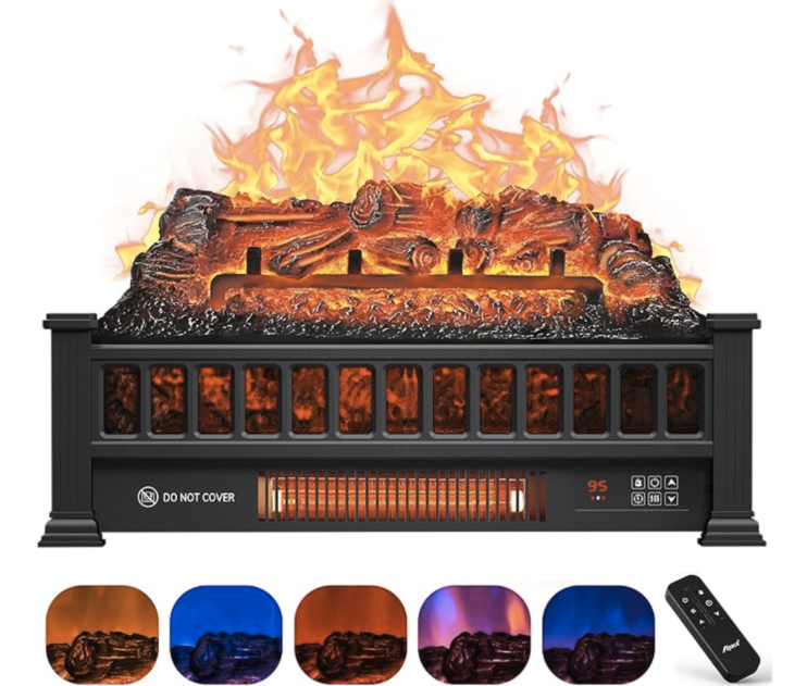 #10 – Best Compact – ALPACA Electric Fireplace Logs