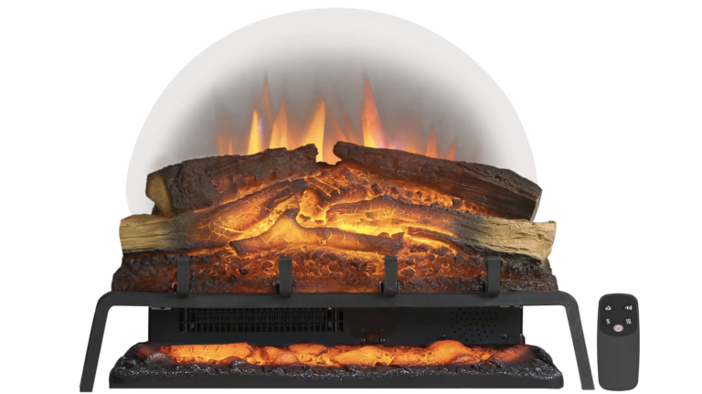 #9 – Best Free-Standing – LegendFlame Free Standing Electric Fireplace Log Set