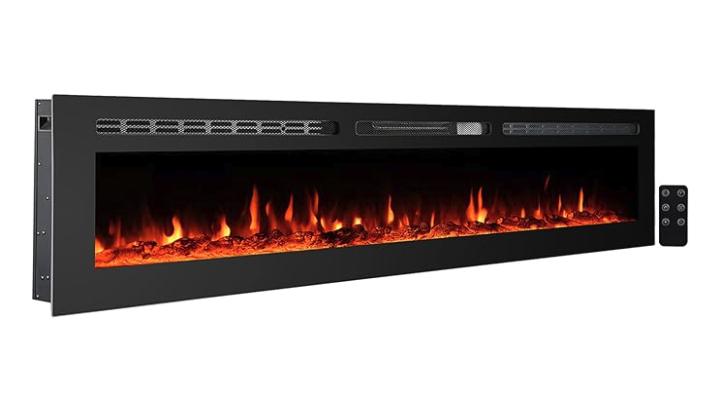 #2 – Best Budget-Friendly – CharaVector Electric Fireplace Insert