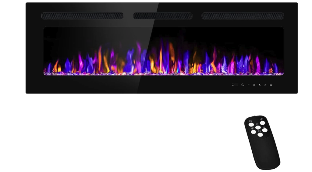 #1 – Best Overall – R.W.FLAME (30-68) Inch Electric Fireplace Insert